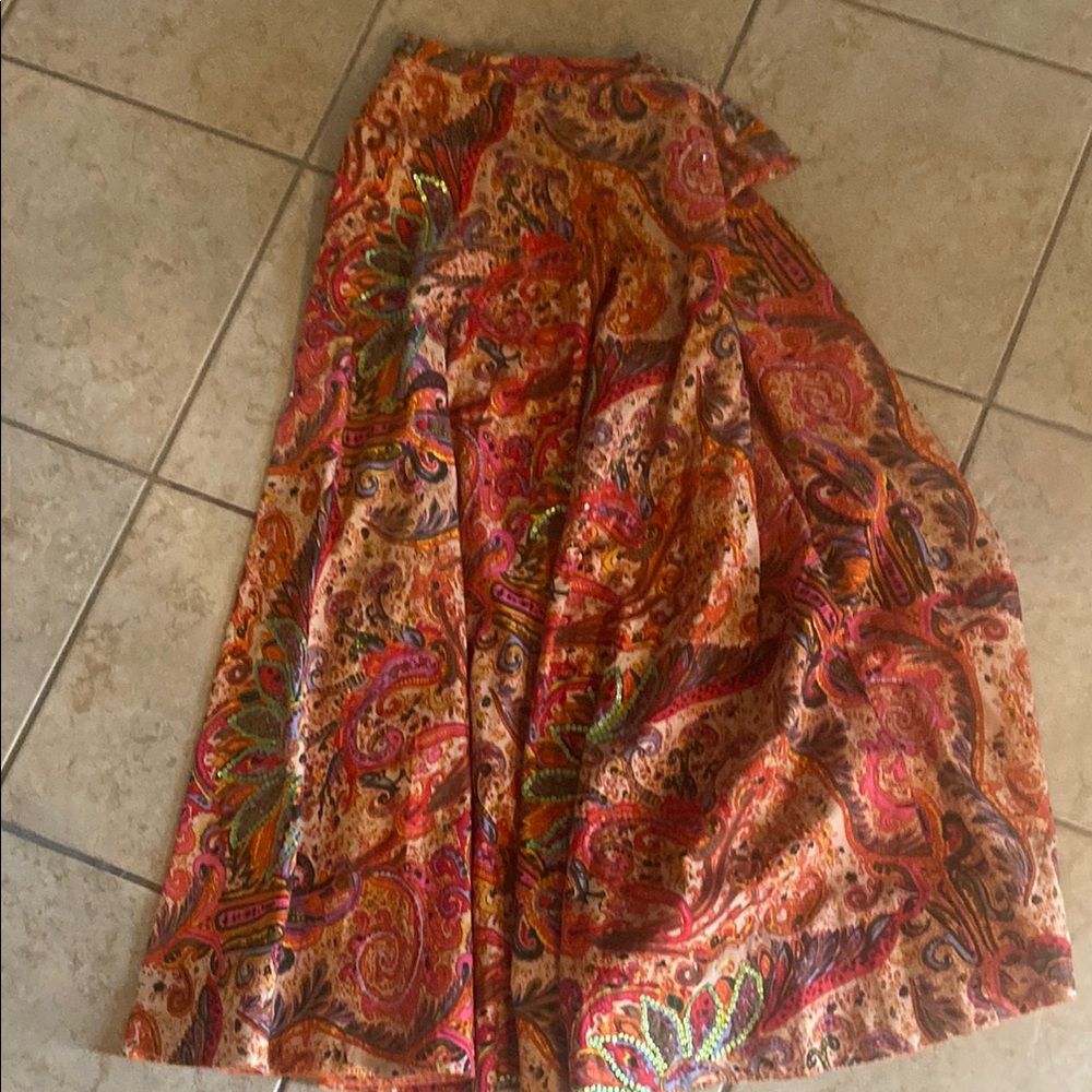 Paisley Print Women's Skirt